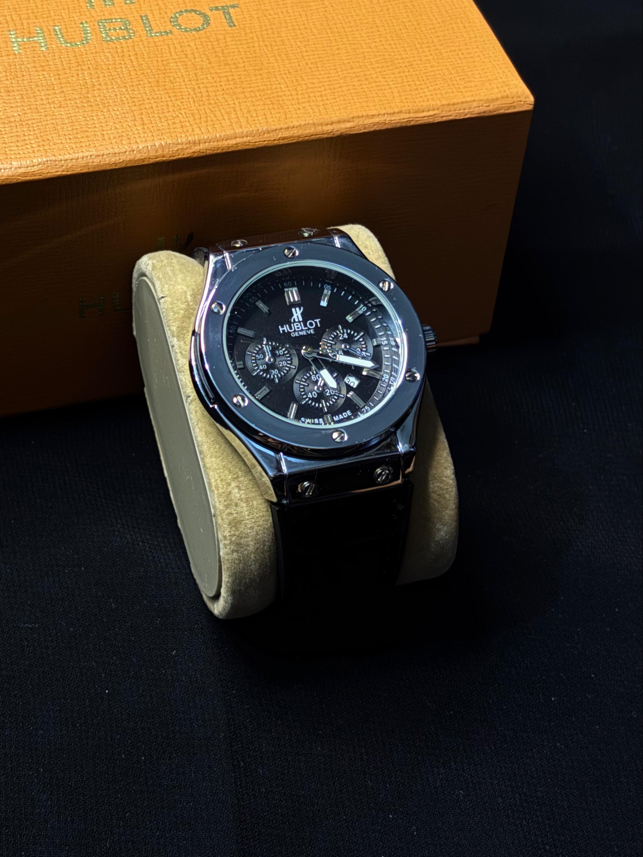 Hublot Classic Chronograph Watch – Black Edition