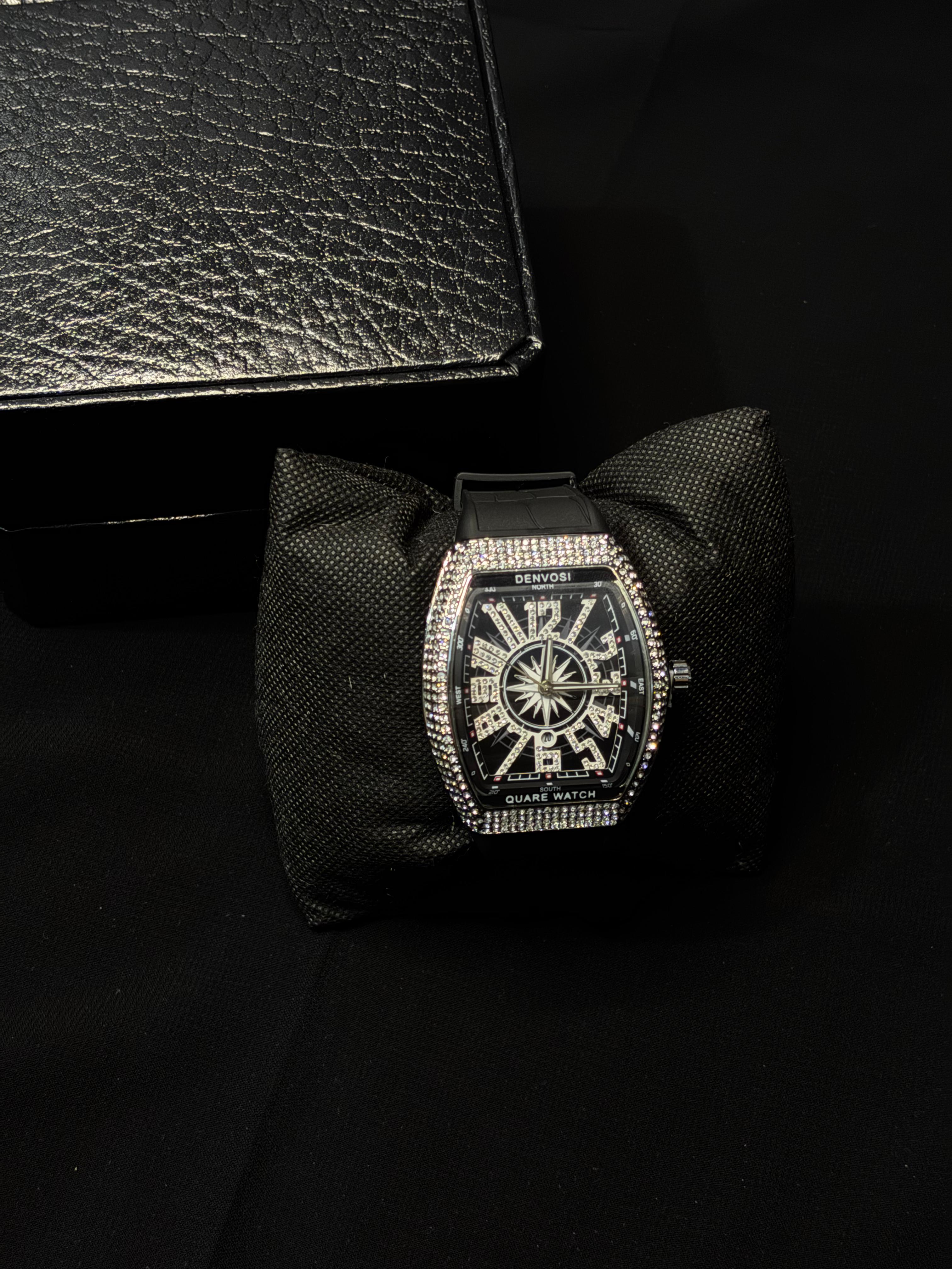 Frank Muller Diamond Watch (Black Luxe Edition )