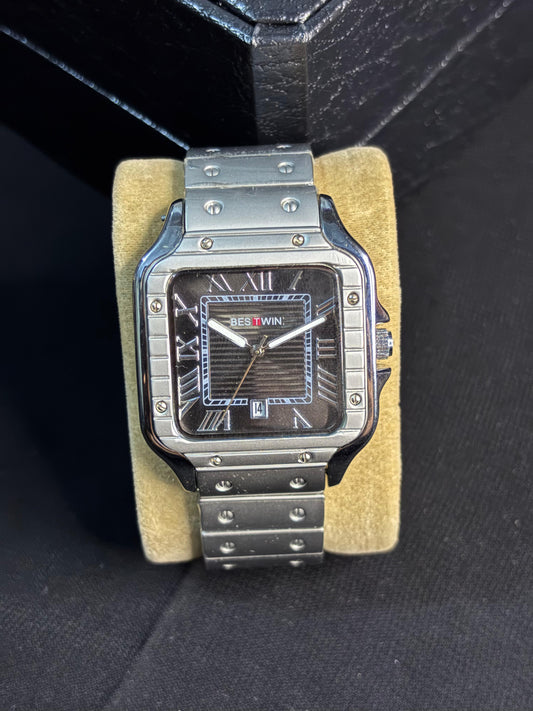 Steel Phantom – Bold Square Dial Men's Watch by Bestwin