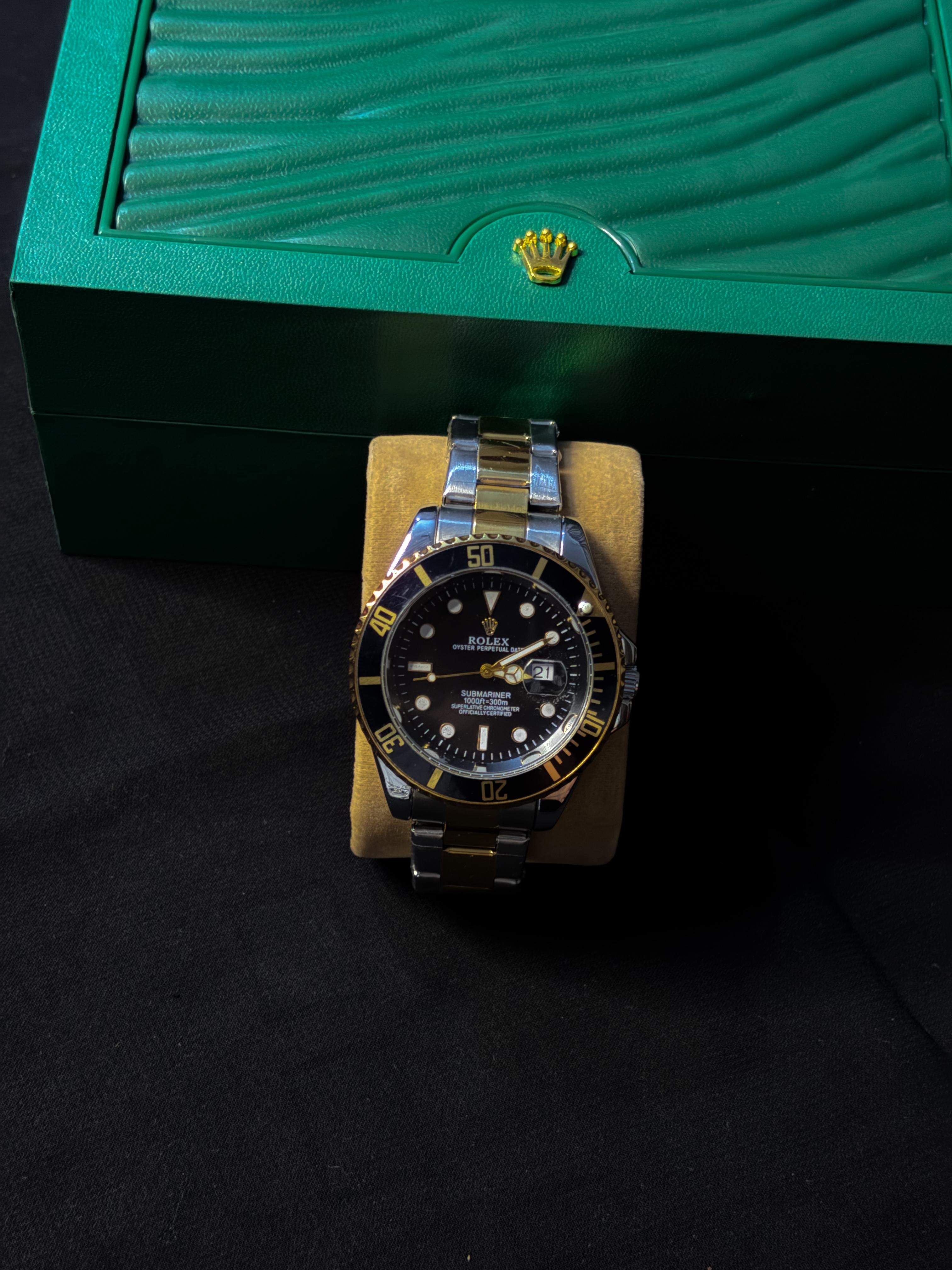 Rolex Submariner Date – Two-Tone Black Dial