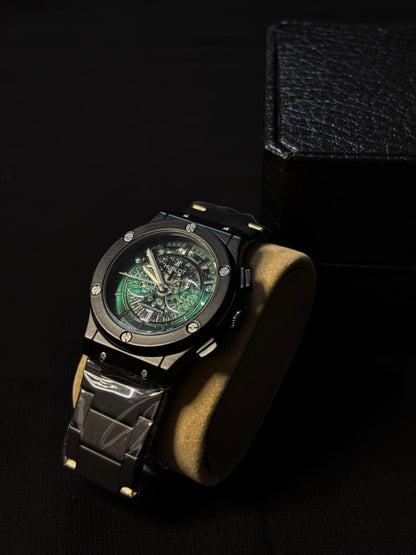 Hublot Big Bang Chronograph – Green Skeleton Dial