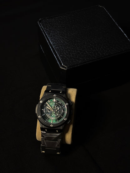 Hublot Big Bang Chronograph – Green Skeleton Dial