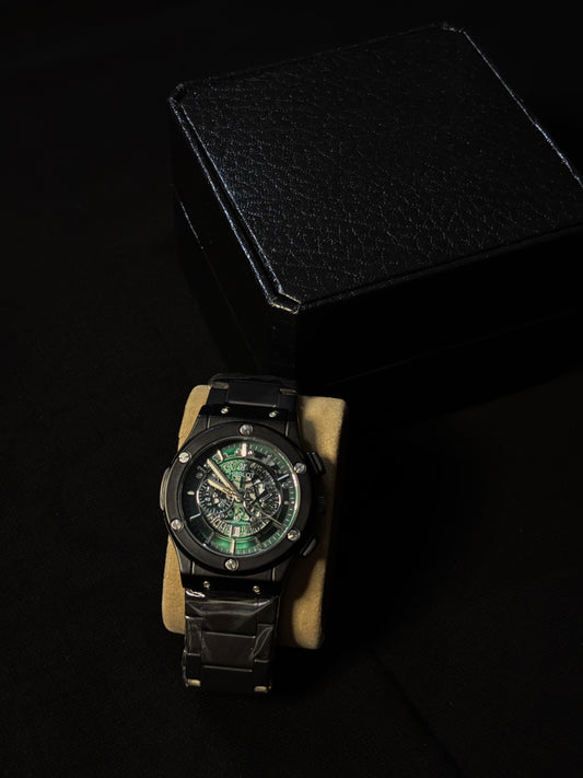 Hublot Big Bang Chronograph – Green Skeleton Dial