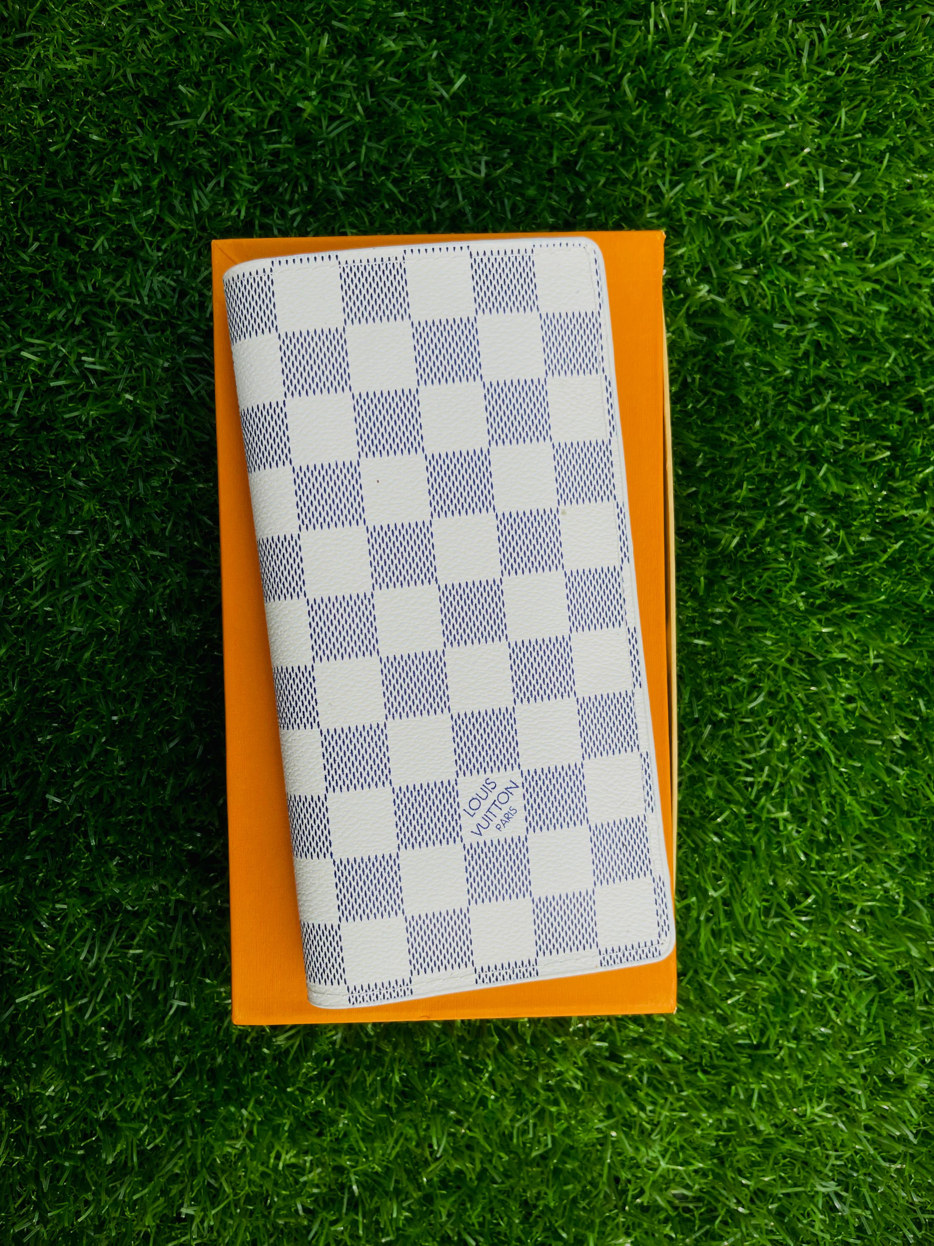 LV Damier Long Wallet – Premium Edition