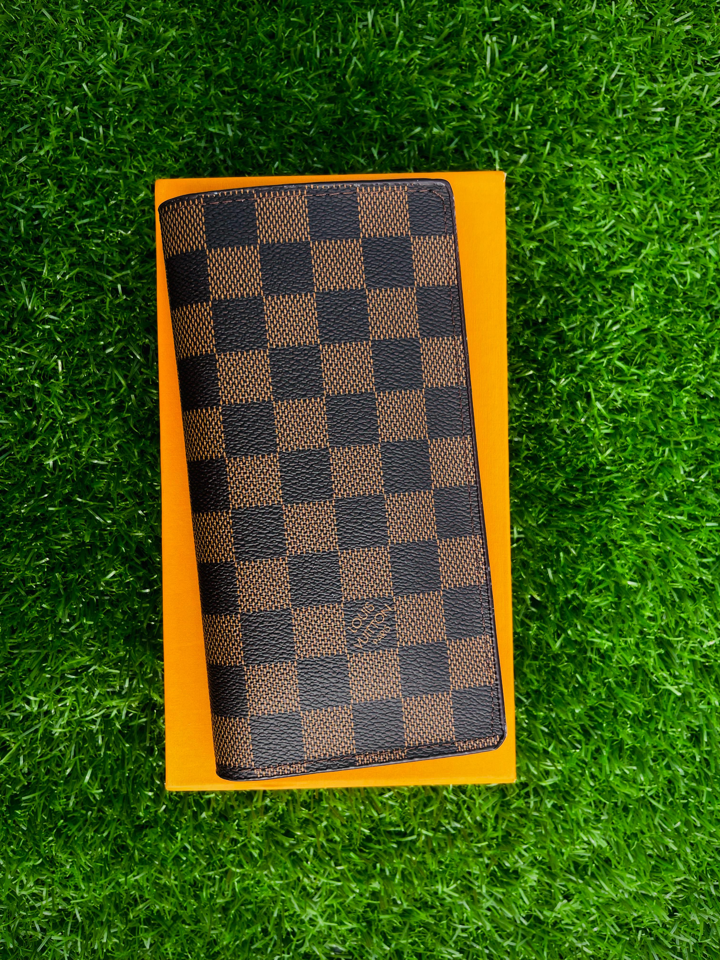 LV Damier Long Wallet – Premium Edition