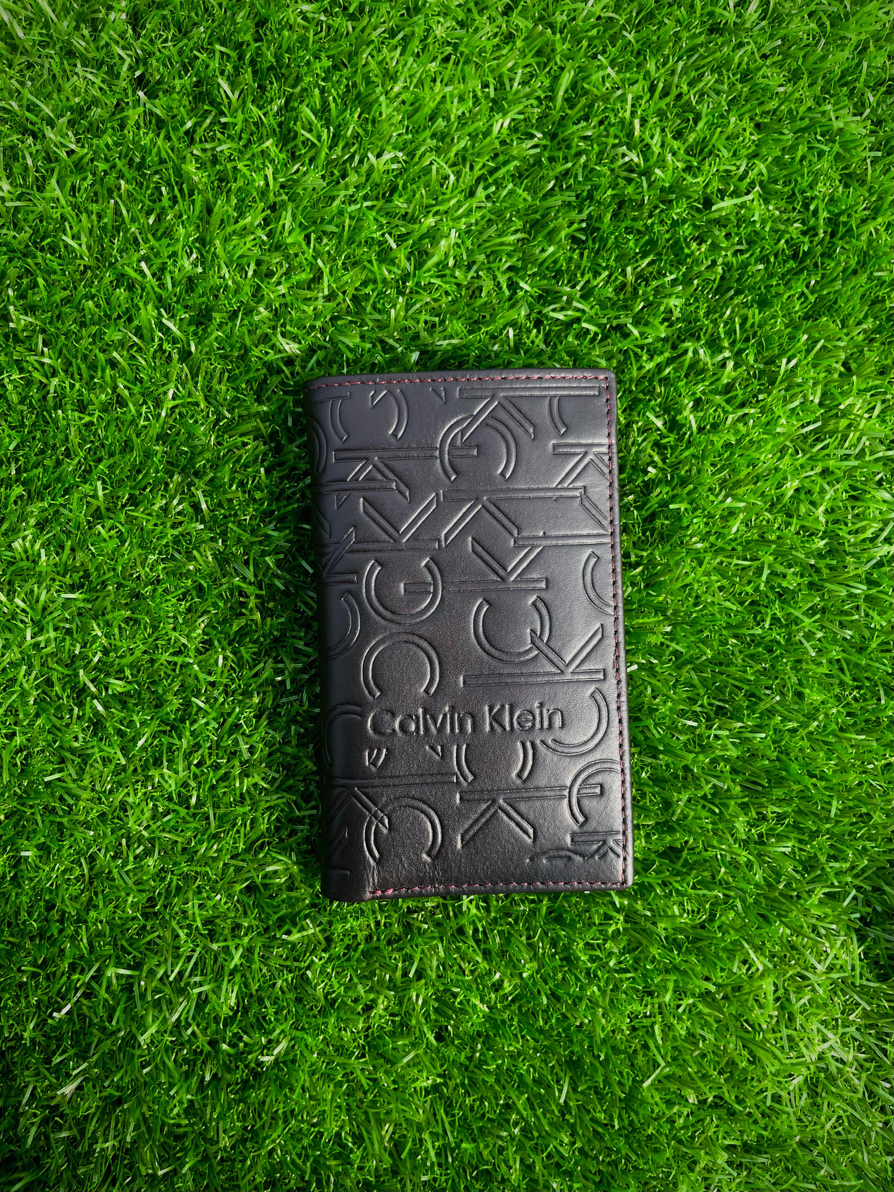 Calvin Klein Embossed Leather Wallet – Iconic Style, Premium Feel