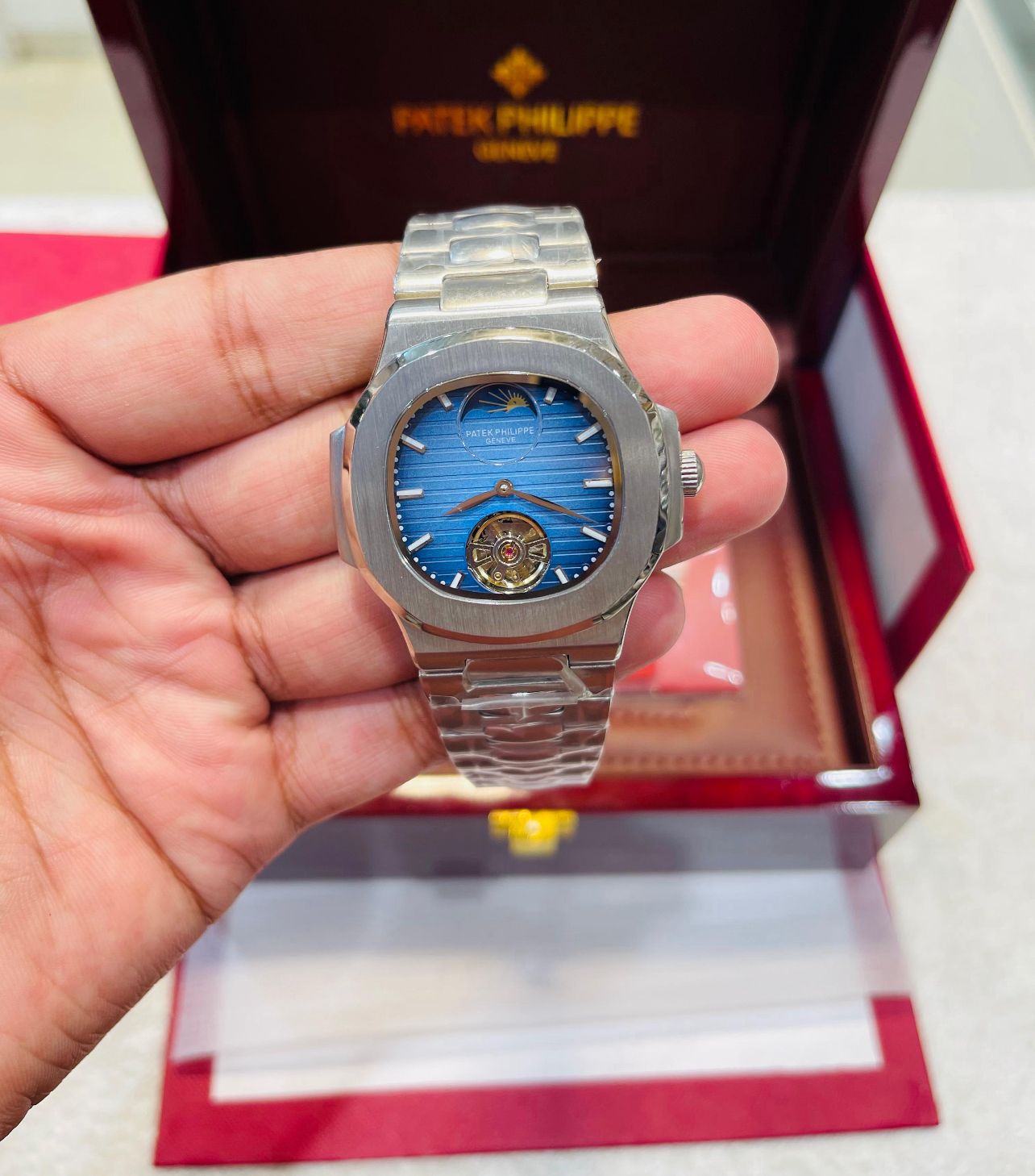 Patek Philippe Nautilus Tourbillon - Luxury Stainless Steel Automatic Watch