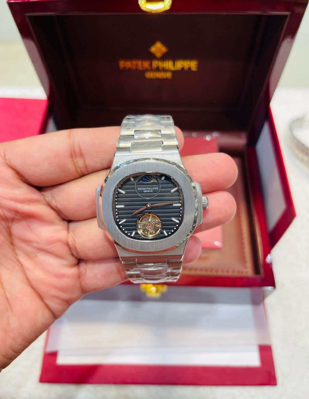 Patek Philippe Nautilus Tourbillon - Luxury Stainless Steel Automatic Watch
